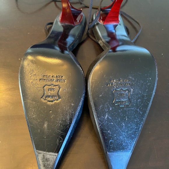 Stuart Weitzman black & red heels - Picture 7 of 11